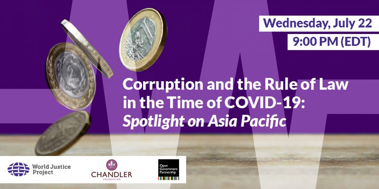 Corruption and the Rule of Law in the Time of COVID-19: Spotlight on Asia Pacific